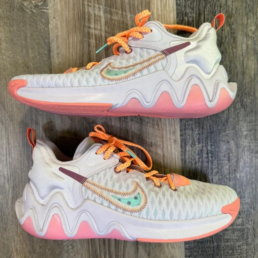 NEW Nike Giannis Immortality GS Shoes Men 6.5 Women 8 Pink Super Smoothie